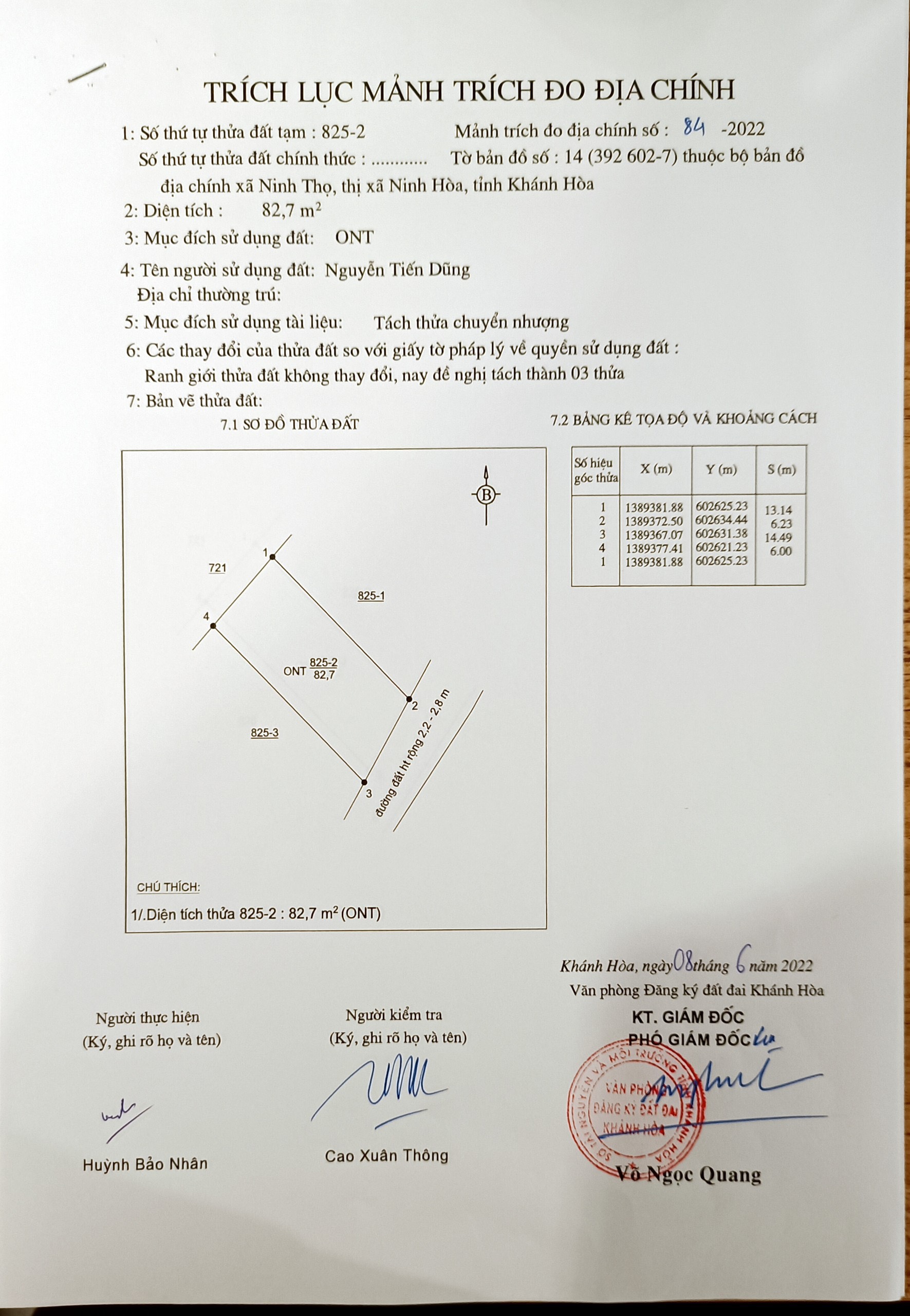 Cần bán Đất đường Quốc lộ 1A, Xã Ninh Thọ, Diện tích 75m², Giá 419 Triệu 6