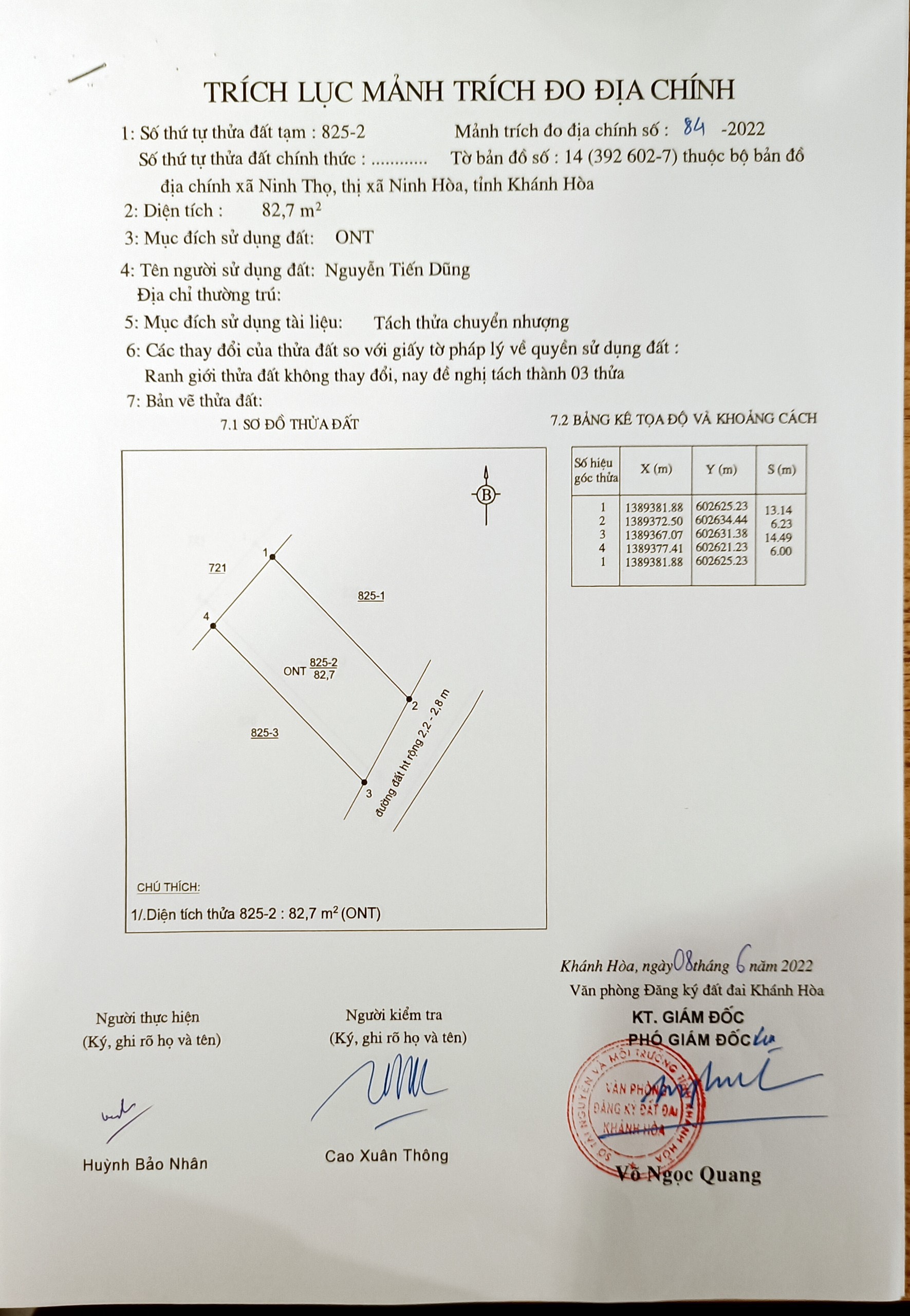 Cần bán Đất đường Tỉnh lộ 1A, Xã Ninh Thọ, Diện tích 114m², Giá 419 Triệu 4