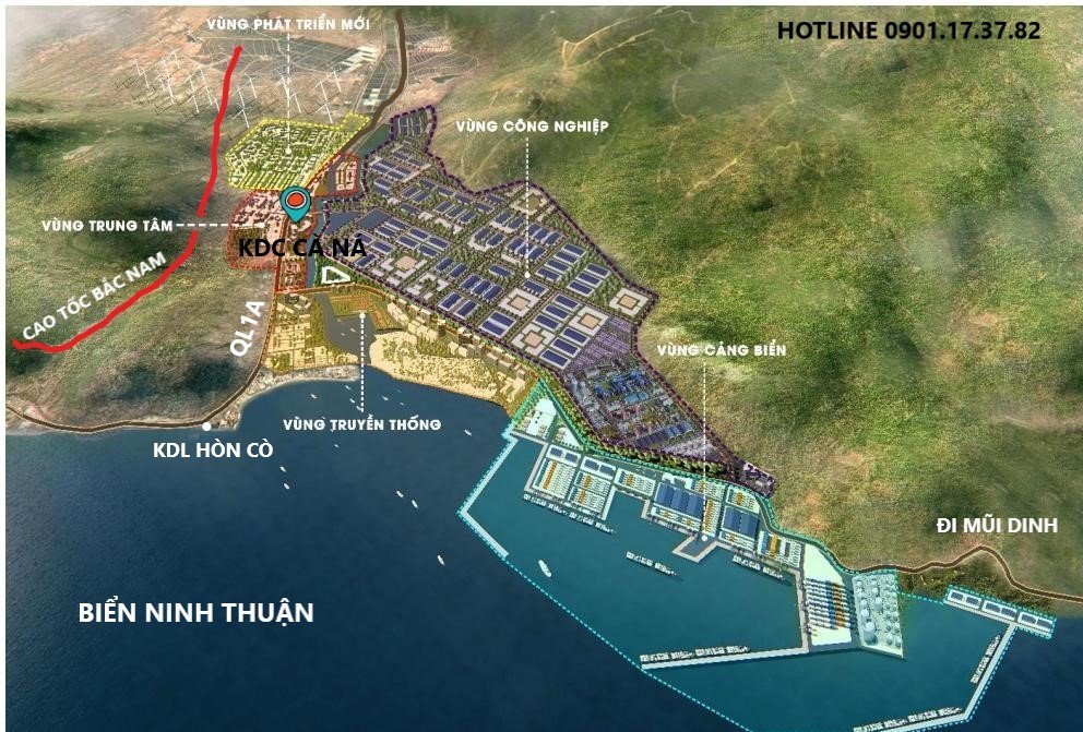 Đất nền Biển Cà Ná liền kề Cảng Quốc Tế, KCN Tôn Hoa Sen chỉ 750tr