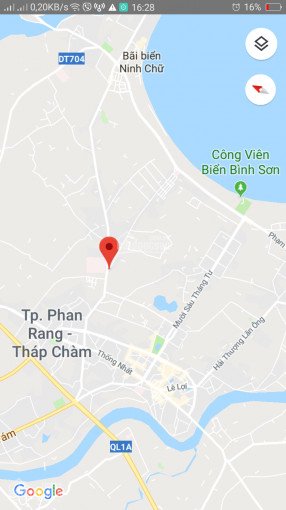 Bán đất mặt tiền đường Nguyễn Thị Minh Khai, Tp Phan Rang - Tháp Chàm,  1347m2 Sổ riêng 2