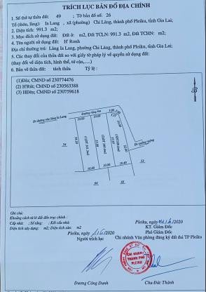 Cần bán 3 lô đất làng Ia Lang, P Chi Lăng, TP Plei Ku, Tỉnh Gia Lai Liên hệ Anh Hà: 097134099 1
