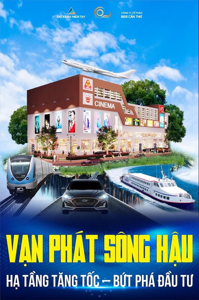 BÁN NỀN BIỆT THỰ 290 mét vuôngMẶT TIỀN VIEW 100% SÔNG HẬU 14