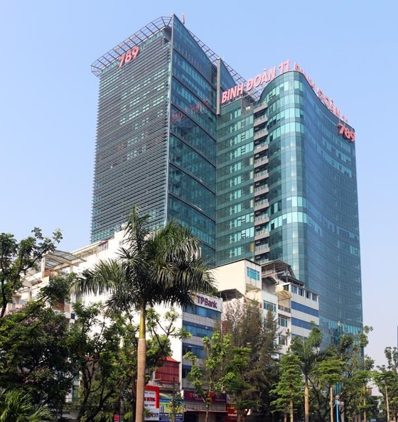 Cho thuê 100m2 đến 1300m2 văn phòng tòa 789 Tower, đẹp nhất Hoàng Quốc Việt Lh 0909300689