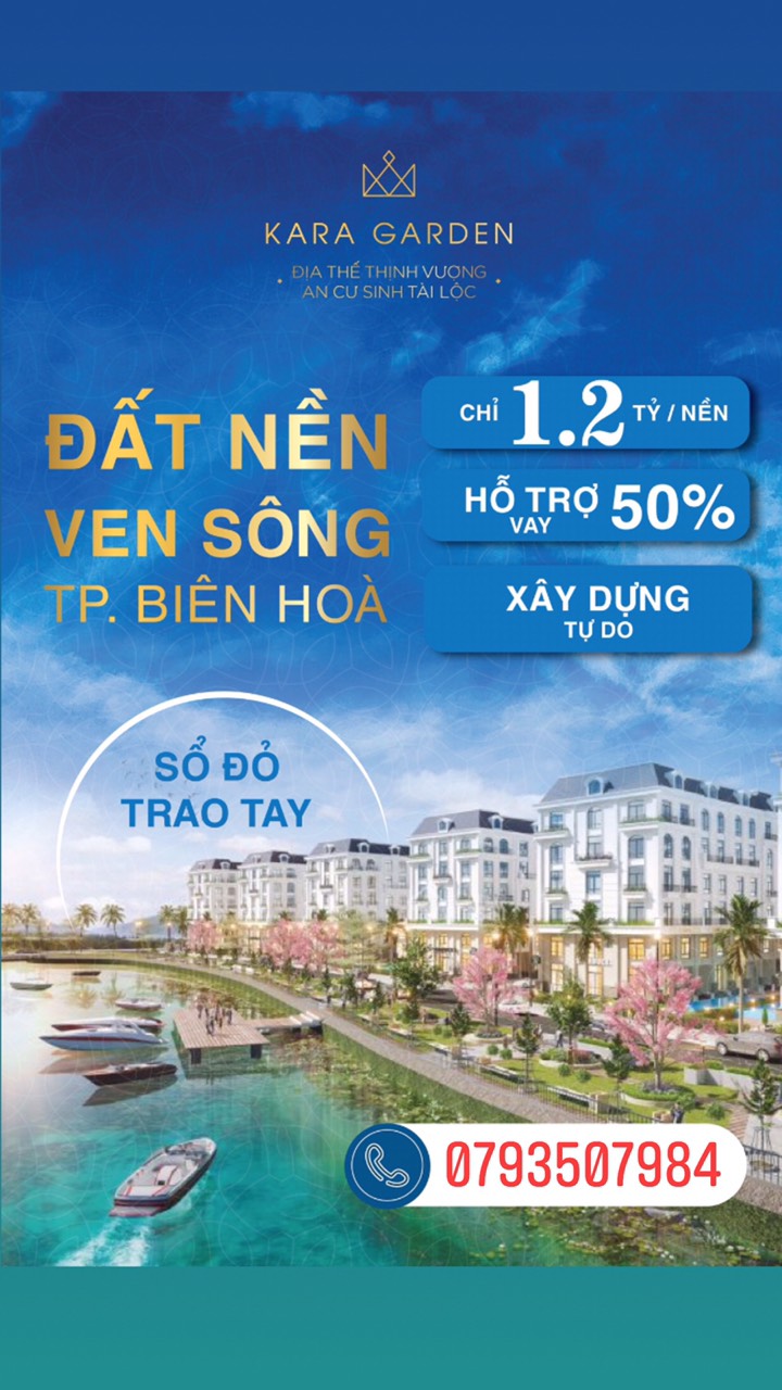 Khu Dân Cư Mới toạ lạc ven sông Sổ Hồng Riêng Thổ Cư GIÁ 1tỷ2 chỉ còn 2 suất nội bộ siu đẹp