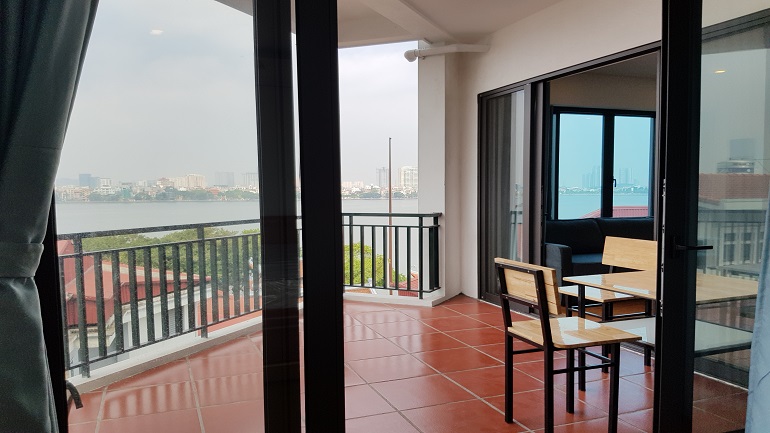 Cho thuê căn hộ dịch vụ tại Quảng Khánh, Tây Hồ, 60m2, 1PN, ban công view hồ sáng thoáng, đầy đủ nội thất mới hiện đại 5