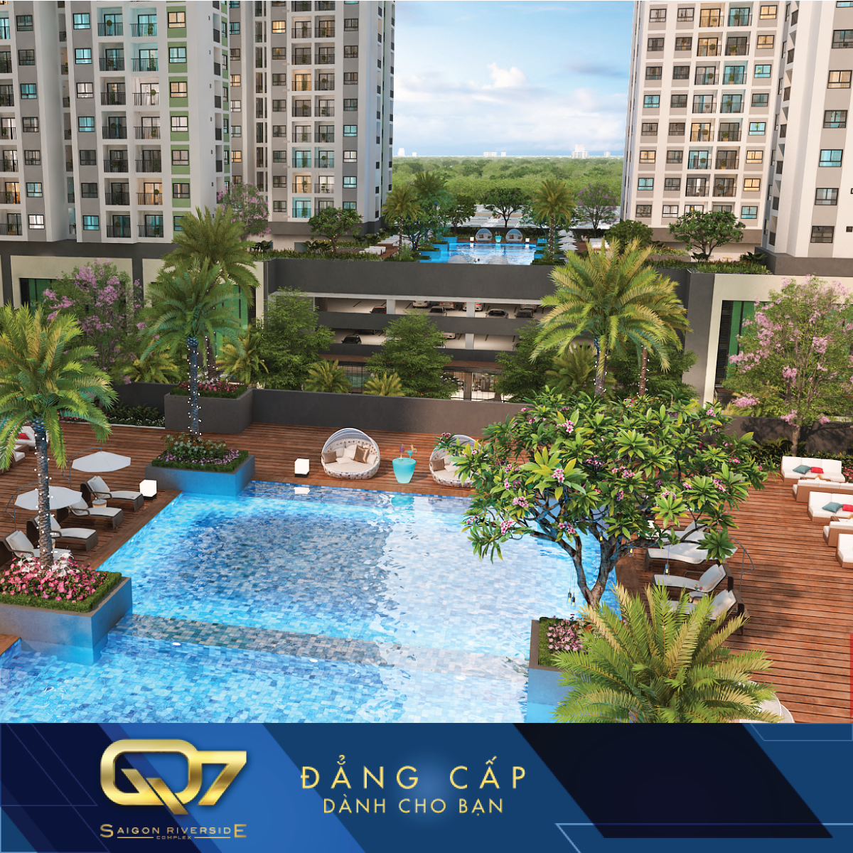 Bán căn 1PN Q7 Saigon Riverside giá tốt thị trường mùa dịch LH: 0907063698 5