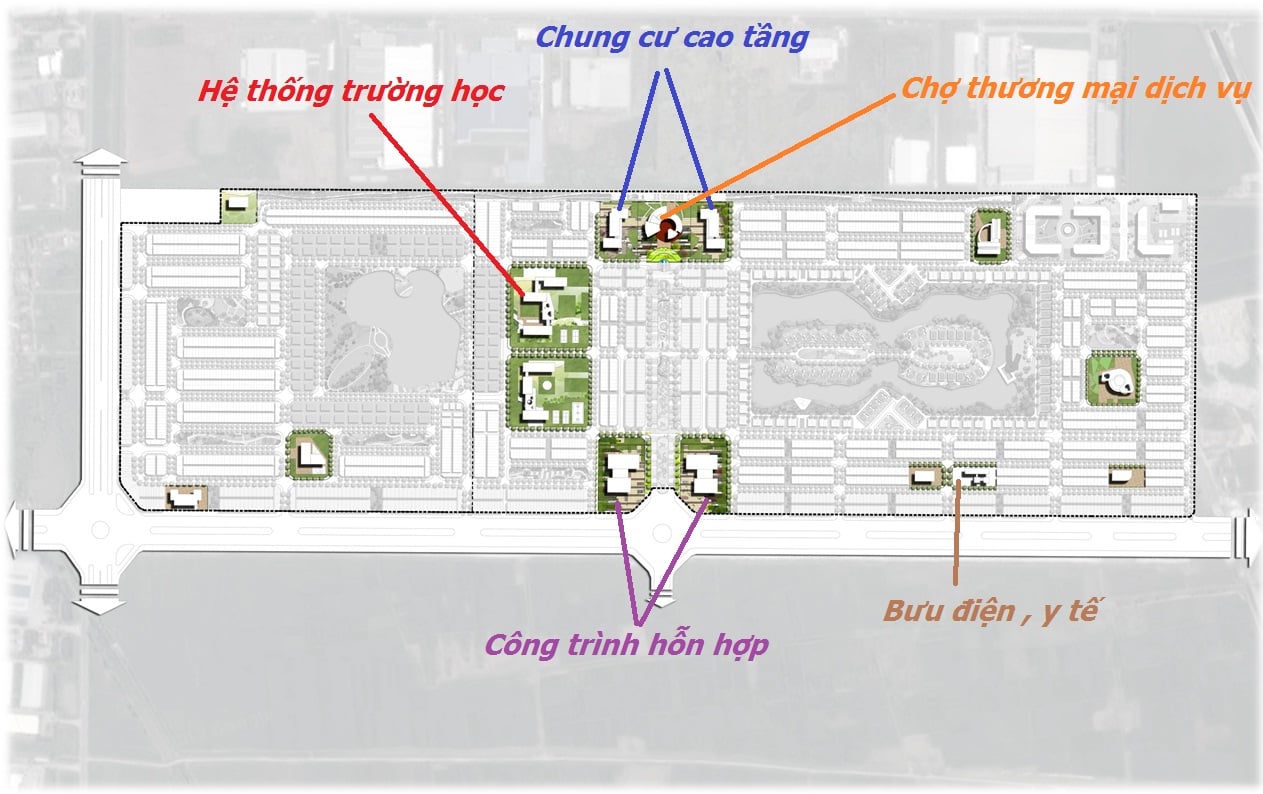 bán lô đất 106,8m2 trướcmặt lô đất là đường 69m (đường 8 làn xe ) 2