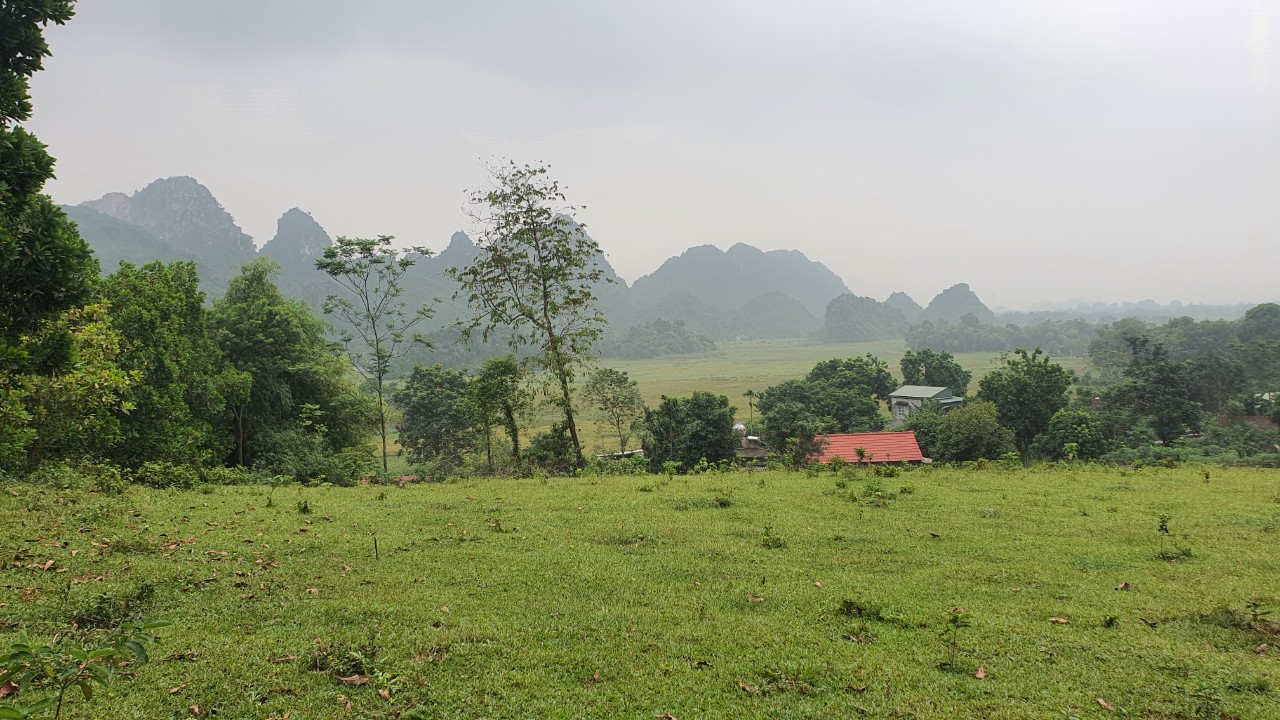 Bán mảnh đất view cánh đồng, núi đá trập trùng tuyệt đẹp giá cực rẻ tại Lương Sơn