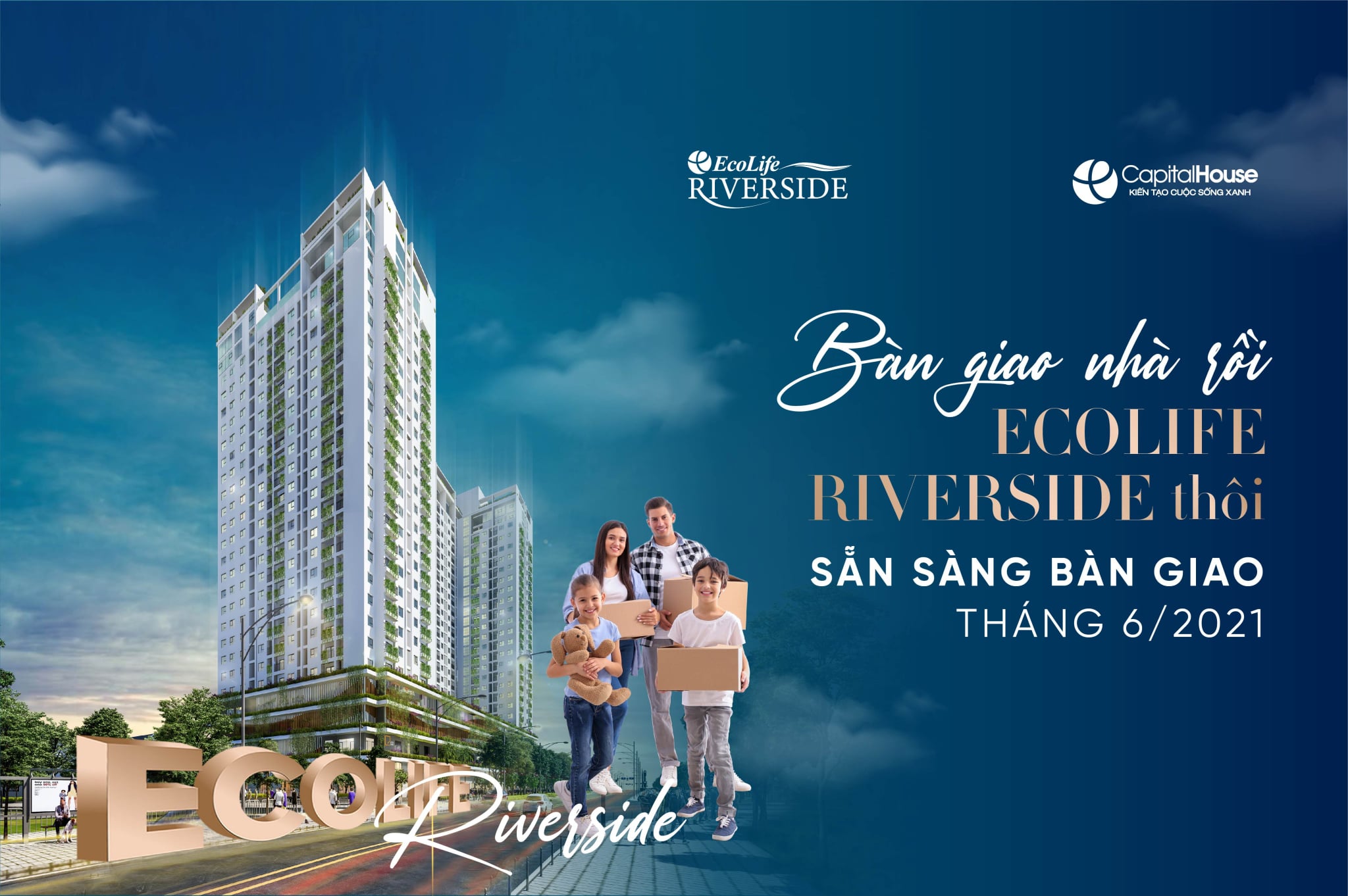 Căn hộ chuẩn xanh Ecolife Riverside chỉ từ 350triệu một căn