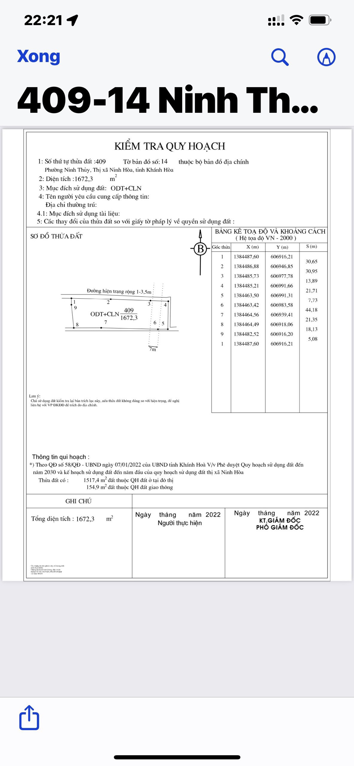 Cần bán Đất đường 5, Phường Ninh Thủy, Diện tích 1672m², Giá 011 Triệu/m² 6