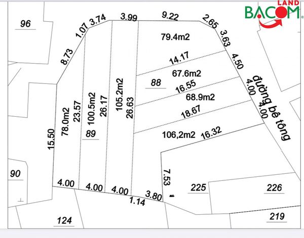 Bán nhà vườn biệt thự 600m2, 3 mặt tiền, Bửu Hòa, Biên Hòa giá rẻ nhất khu vực 15 triệu/m2. 3