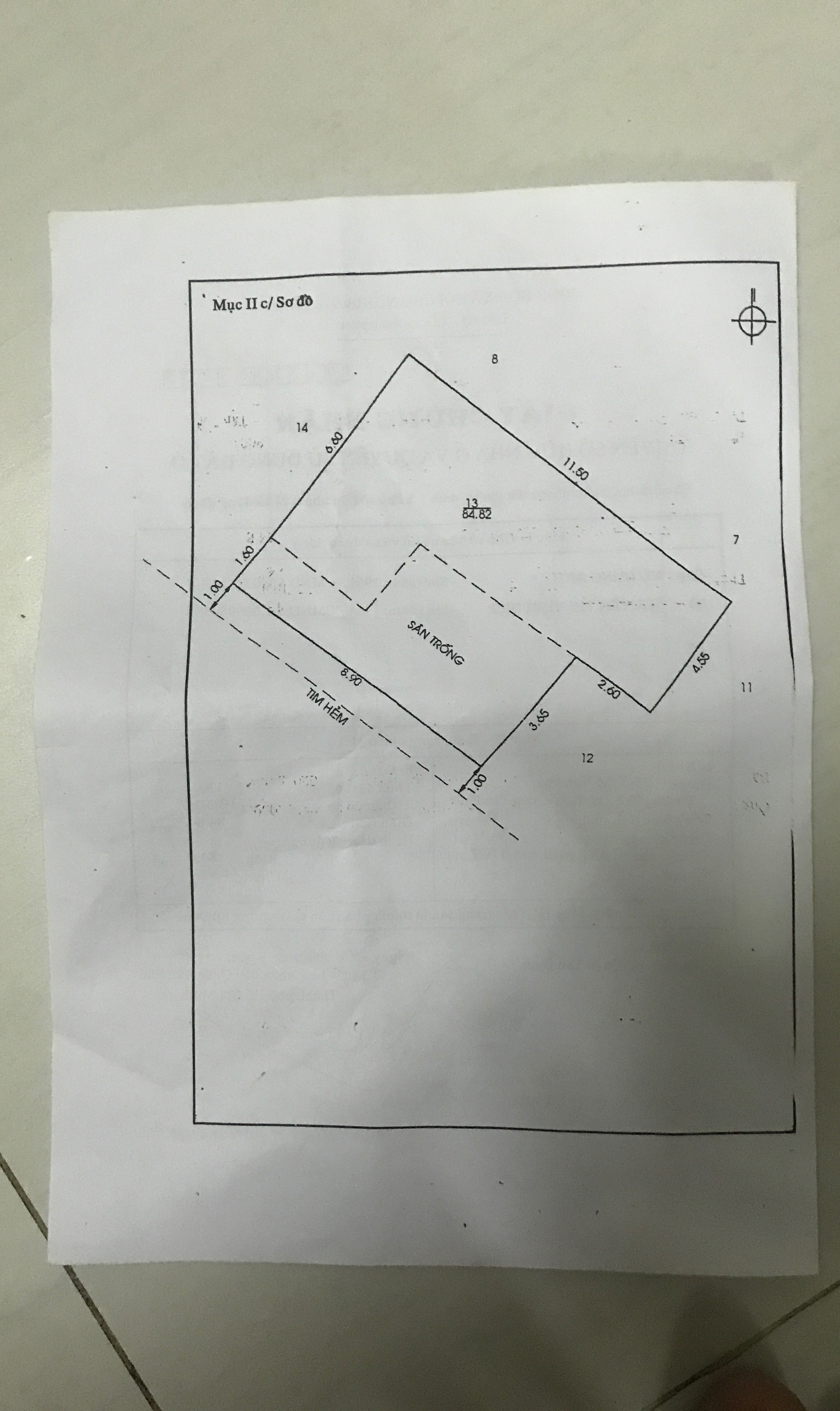 Cần bán Nhà ở, nhà cấp 4, nhà hẻm đường Lê Văn Phan, Phường Phú Thọ Hòa, Diện tích 84.8m², Giá Thương lượng 6