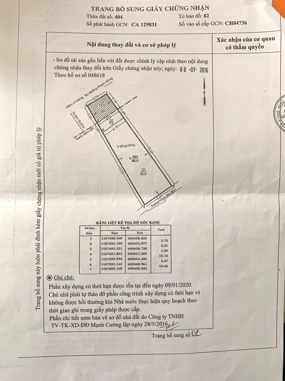 Nhà cần bán Hẻm Xe Hơi 4m5 Phạm Hùng F5 Q8