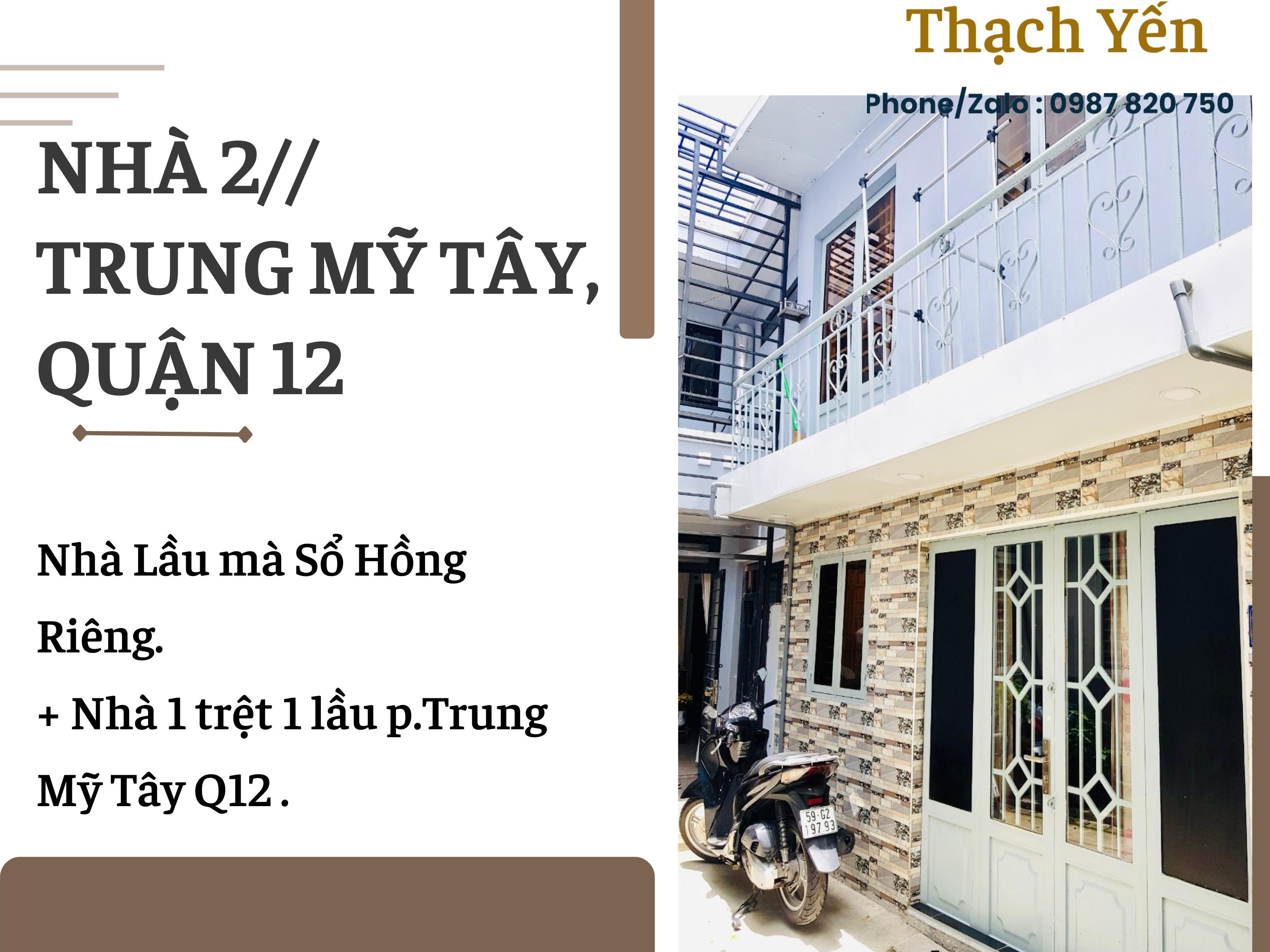 NHÀ ĐẸP GIÁ RẺ QUẬN 12 HỐT LIỀN TAY 3