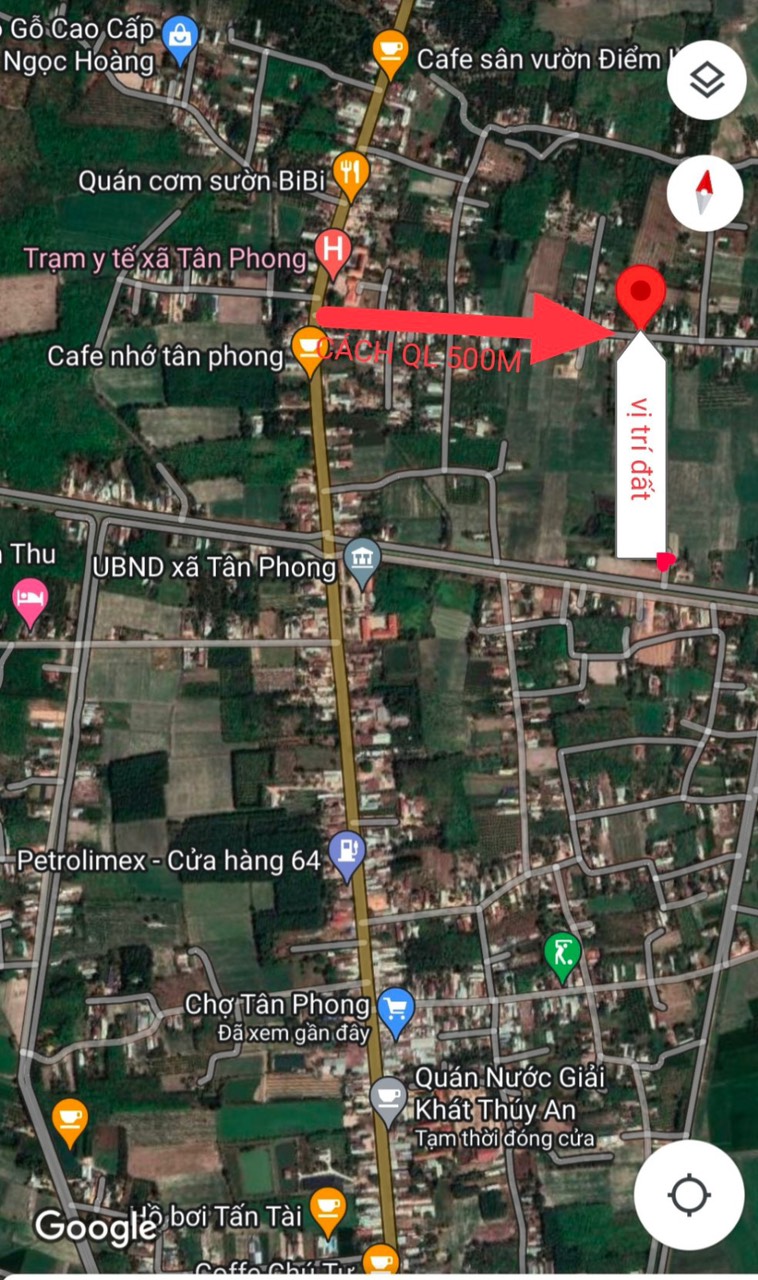 Bán nhanh lô đất đẹp - Giá đầu tư. 285m2 giá 480tr Thị Trấn Tân Biên – Tây Ninh.