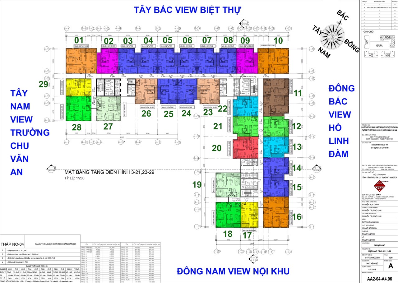 Cần bán Căn hộ chung cư dự án Khu đô thị mới Linh Đàm, Diện tích 95m², Giá 38 Triệu/m² - LH: 0984218777 3