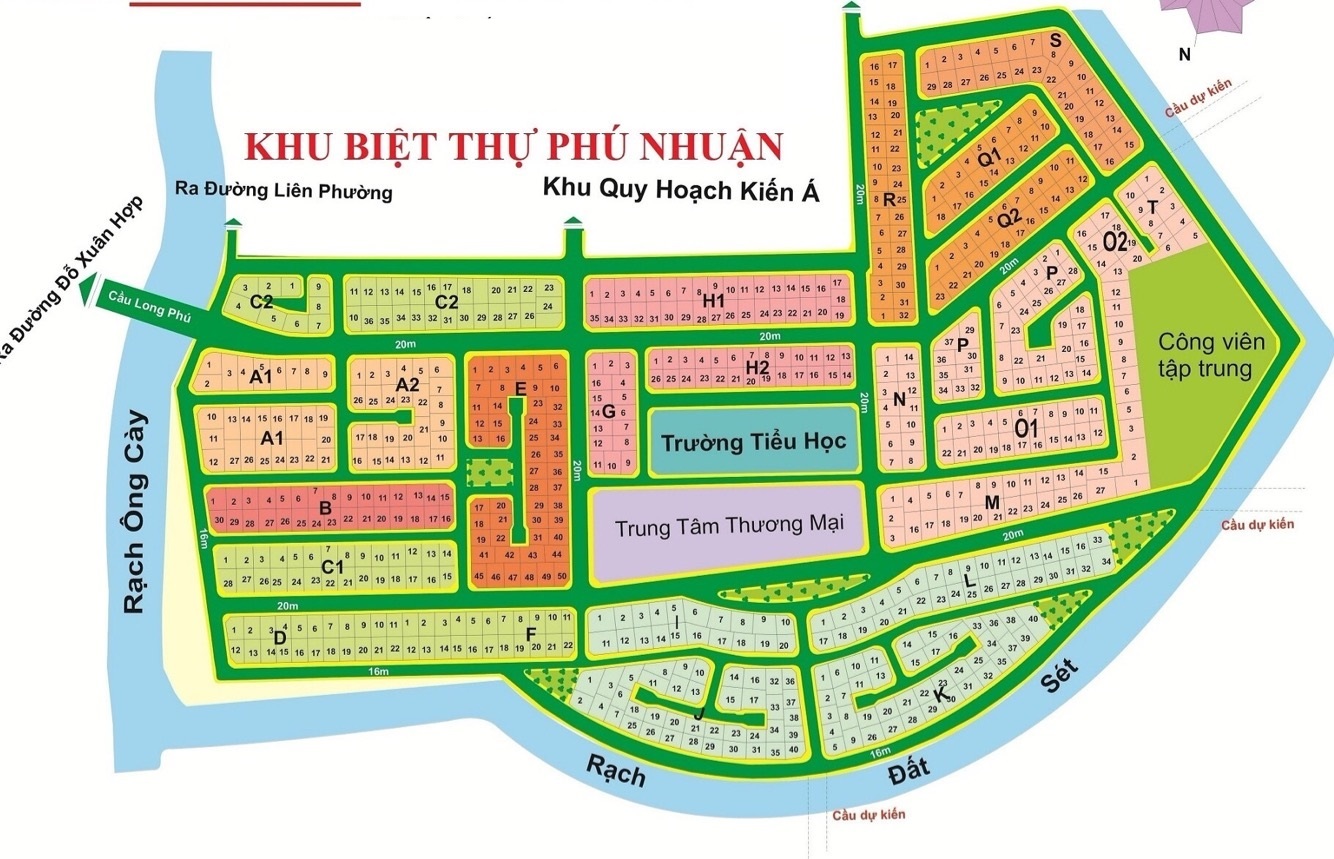 Cần bán Đất dự án KDC Phú Nhuận - Phước Long B, Diện tích 290m², Giá 74 Triệu/m² - LH: 0933777368 7