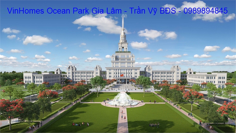 VinHomes Ocean Park Gia Lâm. Song lập 150m2. 1 phút đi bộ chạm mặt biển. Lh 0989894845. 2