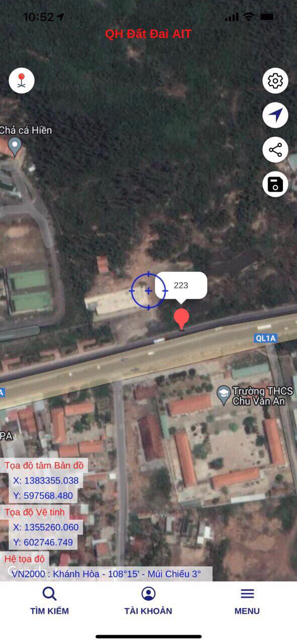Bán lô đất Phường đối diện trường học mặt tiền ql1a Ninh Hiệp Ninh Hòa lh 0359111296 1