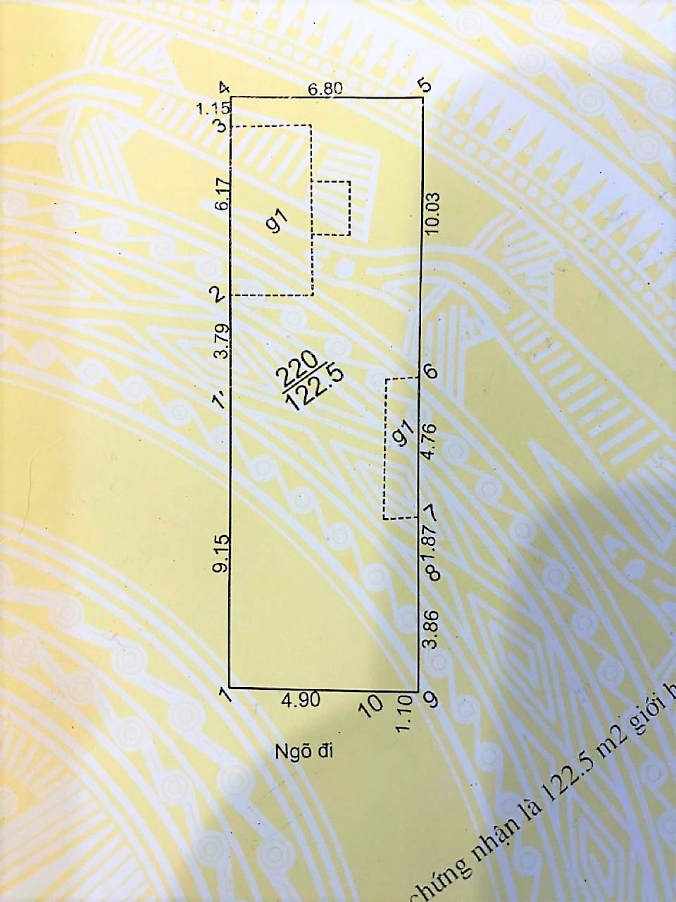 Mặt Phố Xã Đàn 122M2 Mặt tiền 6.8M  Vỉa hè lớn-2 Mặt Thoáng trước sau 7 Tầng -95 Tỷ