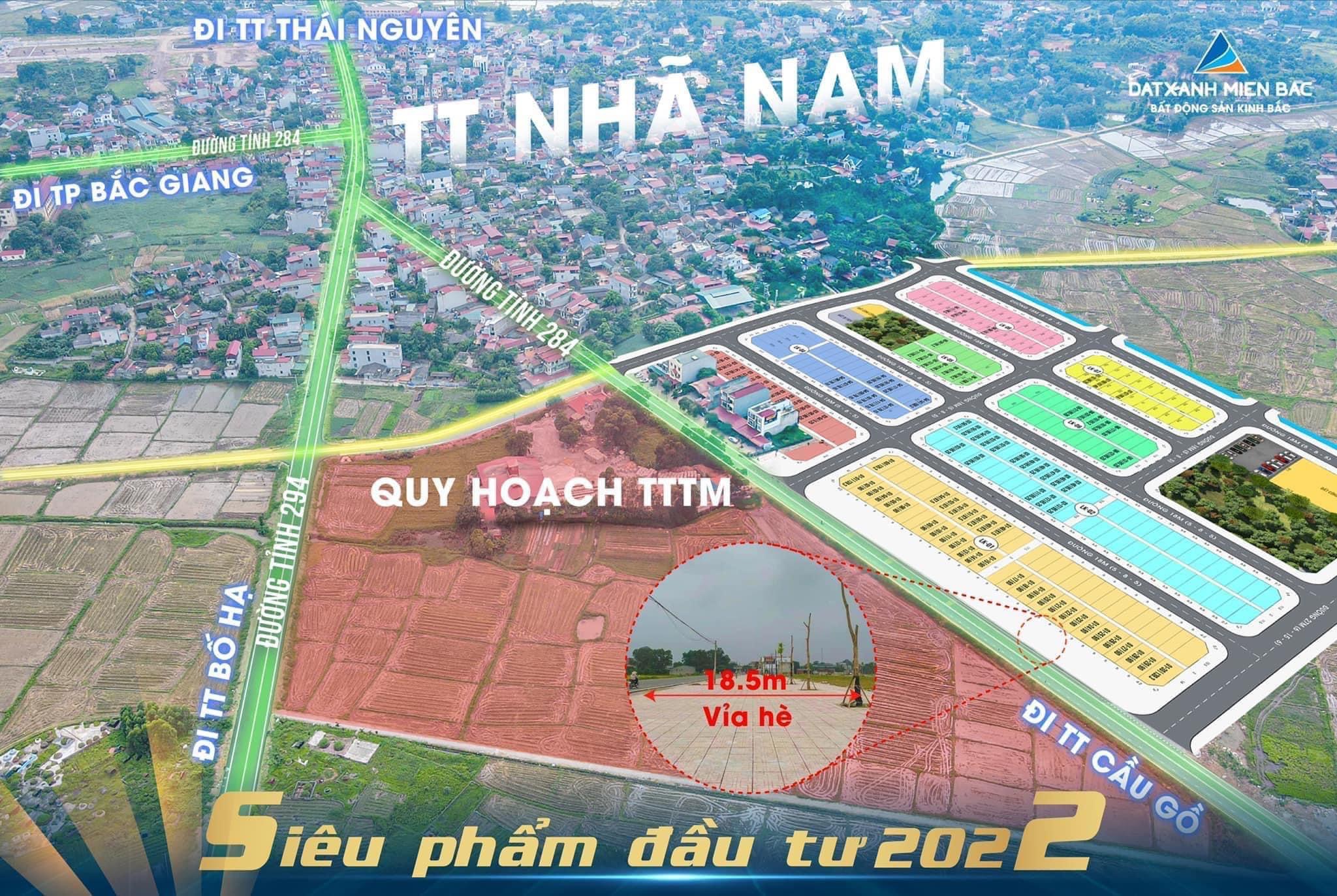 Quỹ đất đẹp nhất trung tâm thị trấn Nhã Nam hiện nay - LH: 0333549336 2