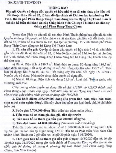 Bán đất thổ cư kèm nhà tại hẻm đường Minh Mạng, Phường Đô Vinh, Tp Phan Rang Tháp Chàm, Ninh Thuận 7