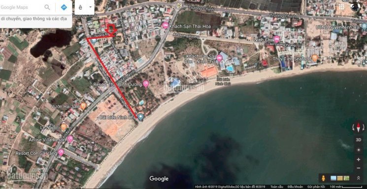 Bán Đất thổ cư cách biển 500m đi bộ 5 phút ra biển Ninh Chữ, TP Phan Rang Tháp Chàm, Ninh Thuận