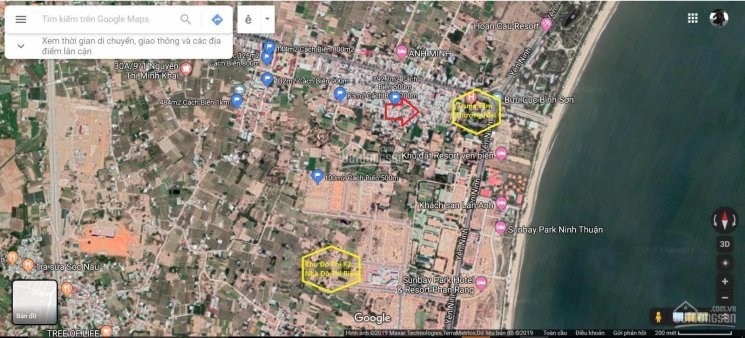 Bán đất thổ cư cách biển Bình Sơn trục Nguyễn Thị Minh Khai giao Yên Ninh, cách Sunbay Park 500m TPPR