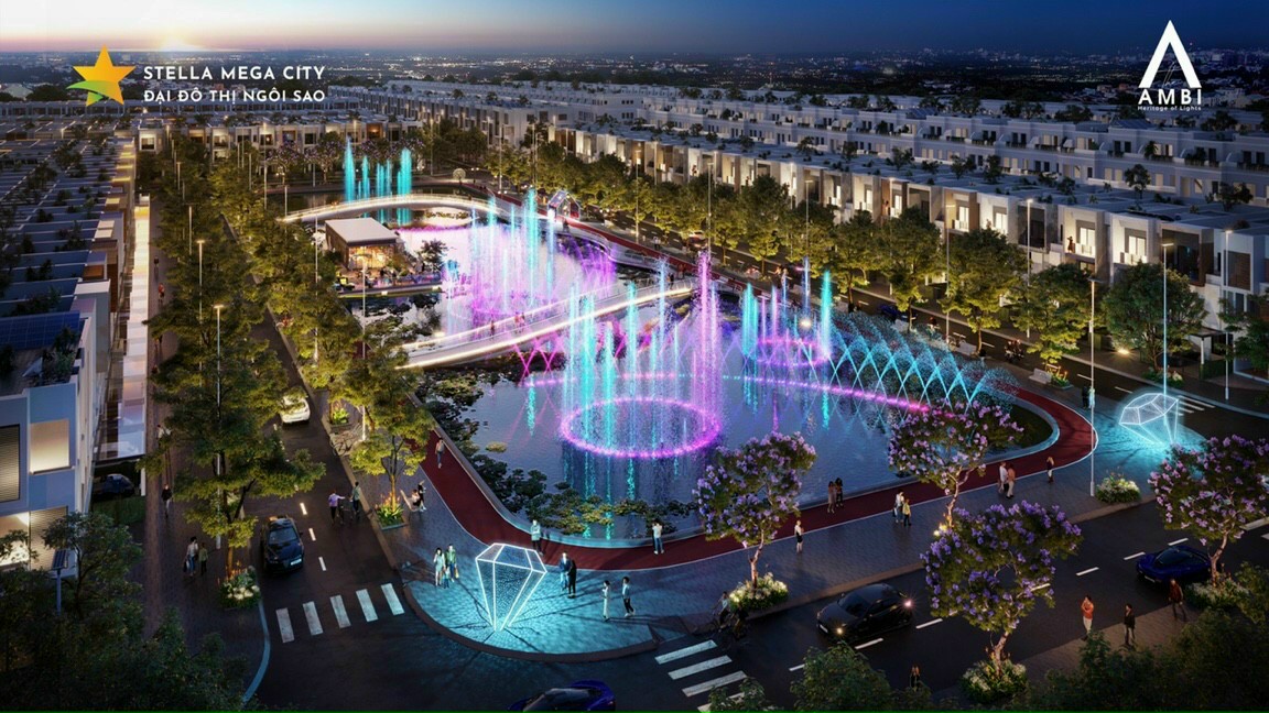 Cần bán Đất dự án Stella Mega City, Diện tích 100m², đối diện hồ ánh sáng 3