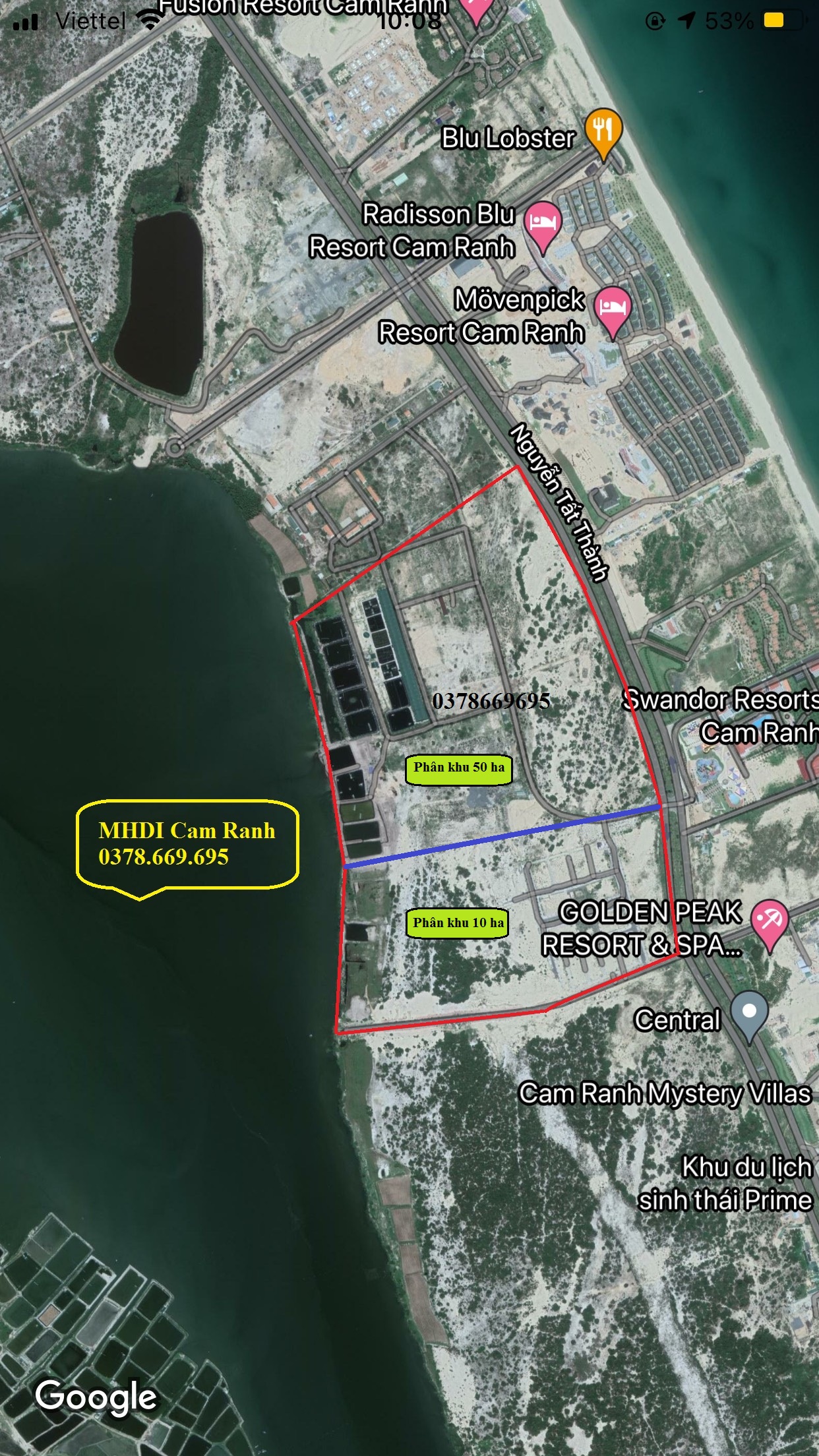 Cần bán Biệt thự dự án Movenpick Cam Ranh Resort, Diện tích 360m², Giá 18 Triệu/m² - LH: 0378669695 3