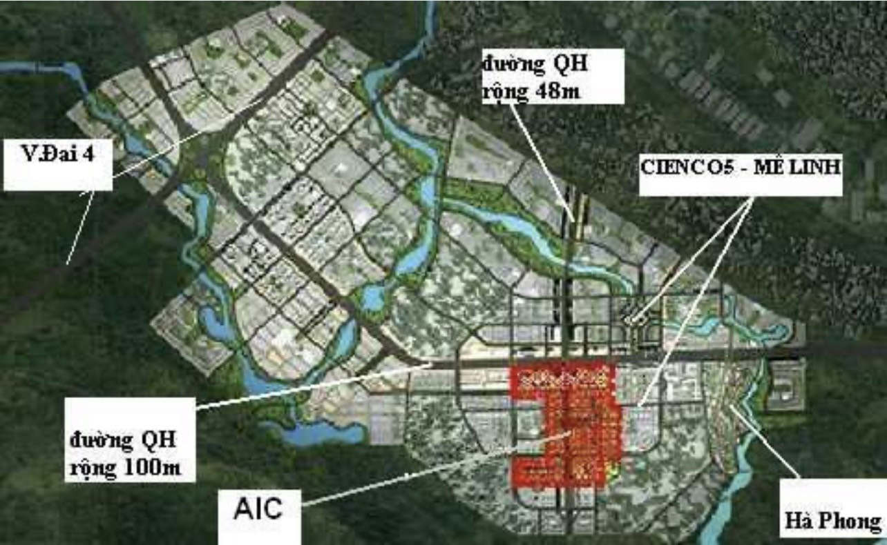 Cần bán Đất nền dự án dự án Khu đô thị Cienco 5 Mê Linh, Diện tích 100m², Giá 23 Triệu/m² 4