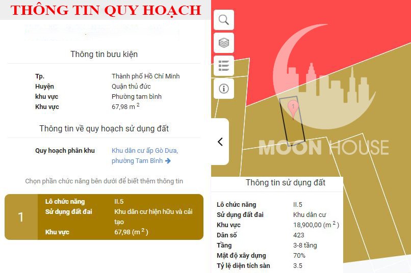 Bán gấp Đất TP,Thủ Đức – PTam Bình ; chính chủ ; sổ hồng riêng ; DT: 67,9m2 2