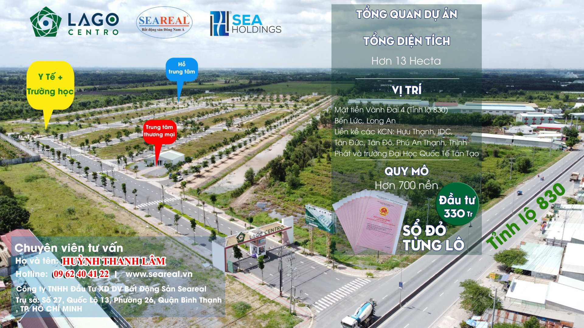 Cần bán Đất dự án Lago Centro, Diện tích 70m², Giá Thương lượng