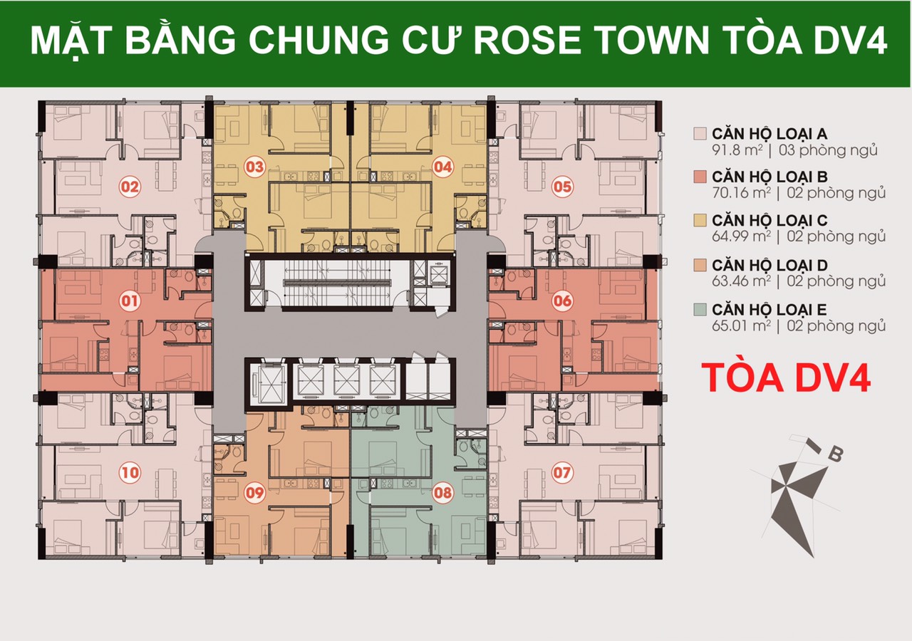 Cần bán Căn hộ chung cư dự án Rose Town, Diện tích 65m², Giá 1800 Triệu - LH: 0369888680 2