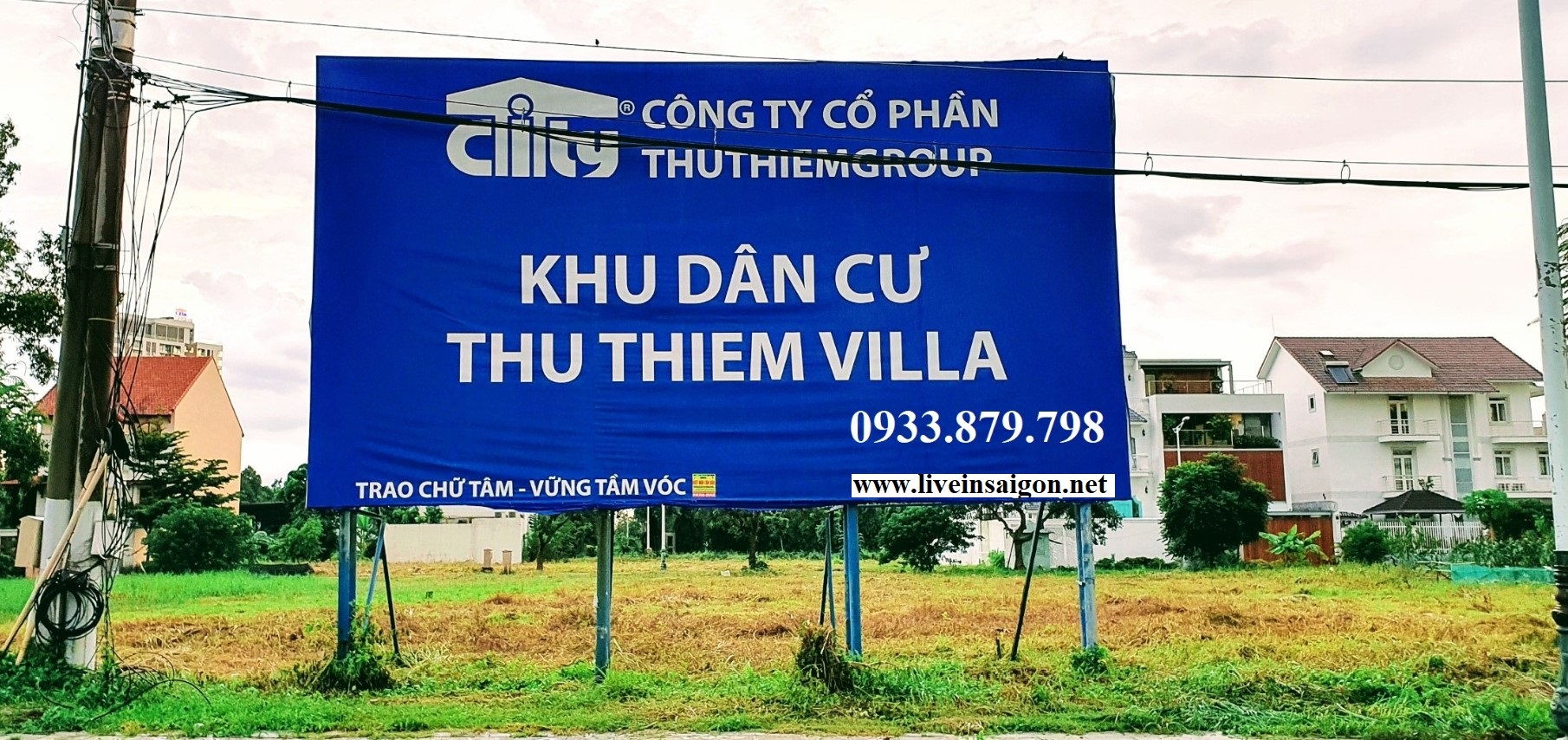 Bán 02 nền biệt thự Villa Thủ Thiêm View sông SG tuyệt đẹp. KDC Villa Thủ Thiêm 1