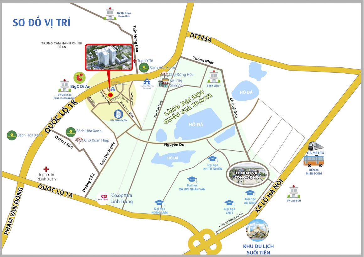 Căn hộ Bcons Green View sở hữu vị trí đặc địa an cư đầu tư 2