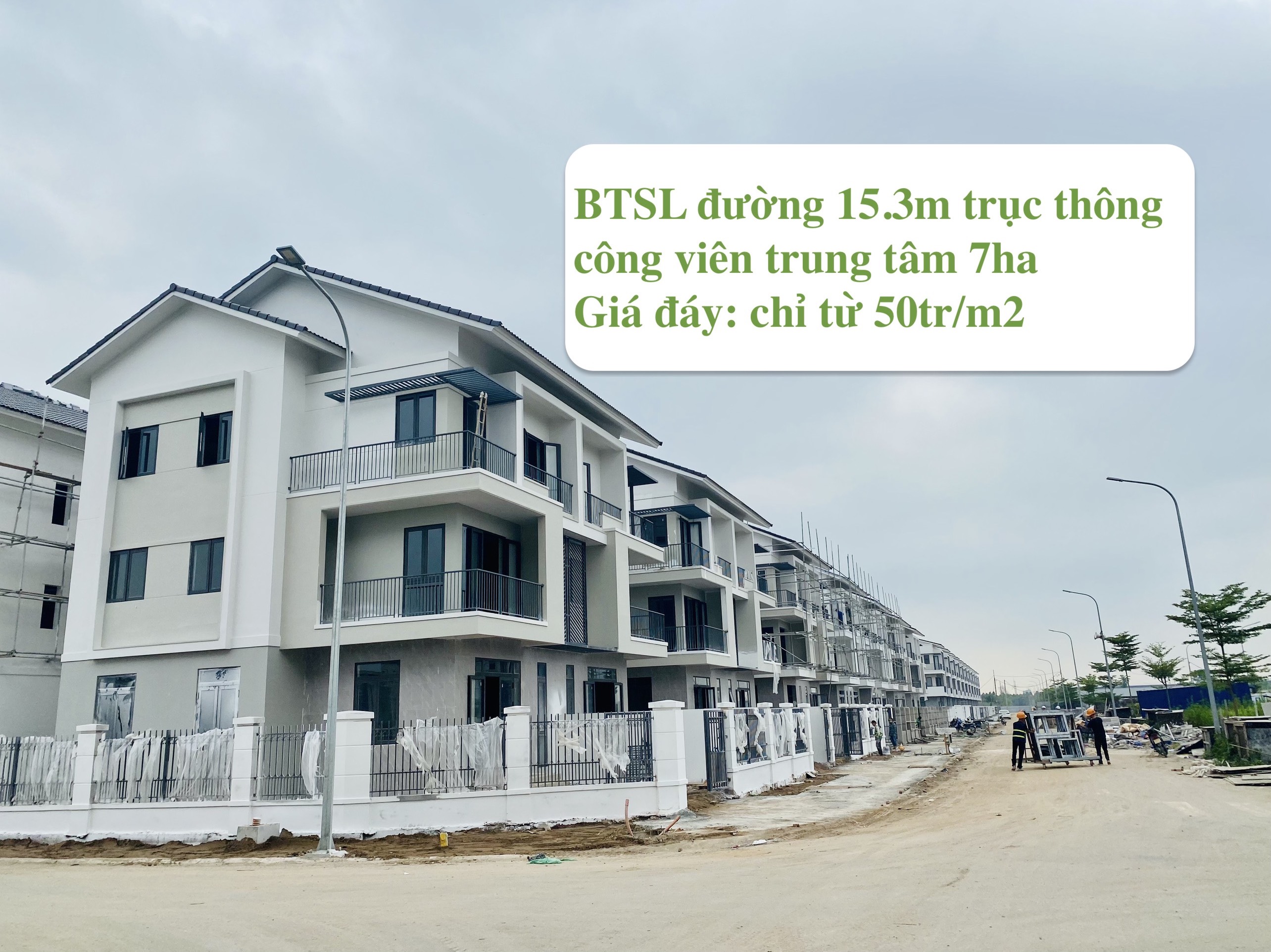 BTSL Centa Riverside trục thông Công Viên Trung Tâm 7ha. Chỉ từ 50tr/m2. 090.651.9494