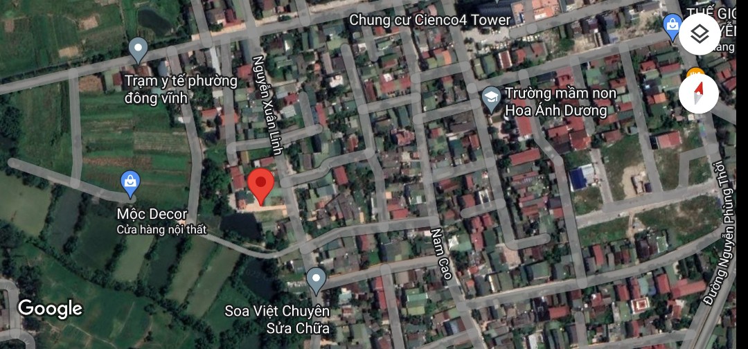 Cần bán Đất đường Nguyễn Xuân Linh, Phường Đông Vĩnh, Diện tích 113m², Giá Thương lượng