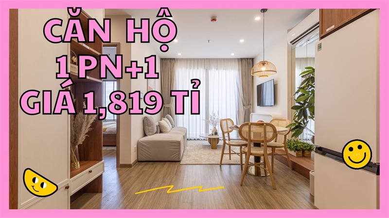 Bán căn hộ 1 phòng ngủ cộng 1, giá đợt 1 trực tiếp chủ đầu tư dự án Vinhomes Smart City 1