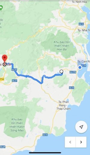 Bán 50000m2 đất trồng cây lâu năm mặt tiền QL27B Ninh Thuận, cách Đà Lạt 2 tiếng 5