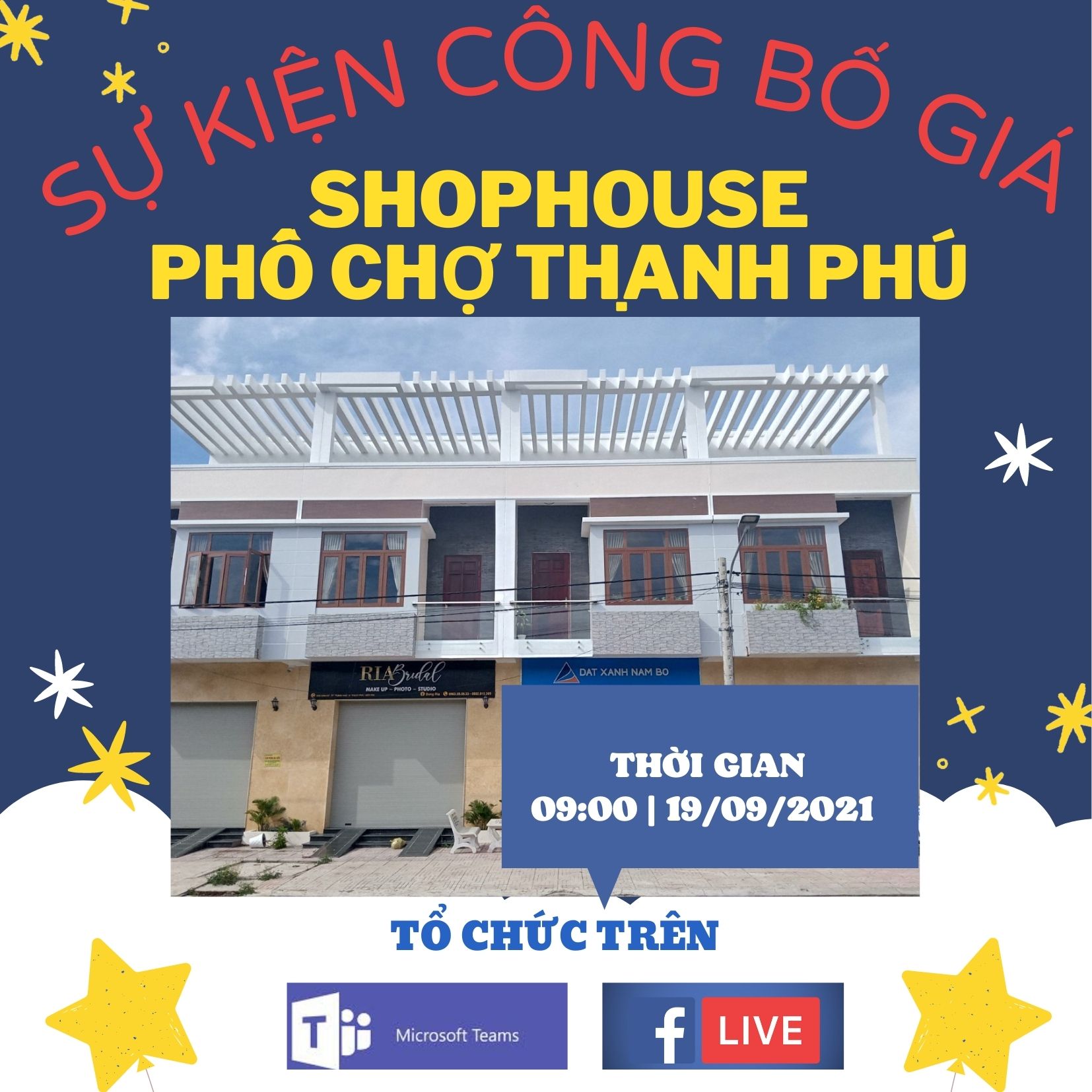 Cần bán Shophouse phố chợ Thạnh Phú chỉ từ 11.5 tr/m2, Diện tích 338m², Giá Thương lượng - LH: 0378480253 4