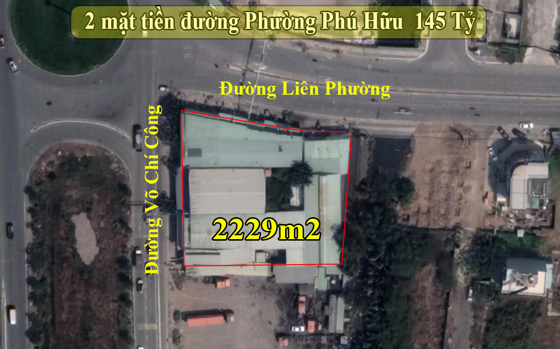 Cần bán Đất đường Liên Phường, Phường Phú Hữu, Diện tích 2229m², Giá 145 Tỷ - LH: 0907016378 1