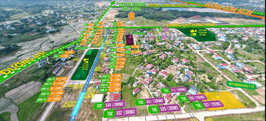 Cần bán Đất nền dự án Xã Hồng Tiến, Phổ Yên, Diện tích 120m², Giá 19 Triệu/m² - LH: 0915990629 2