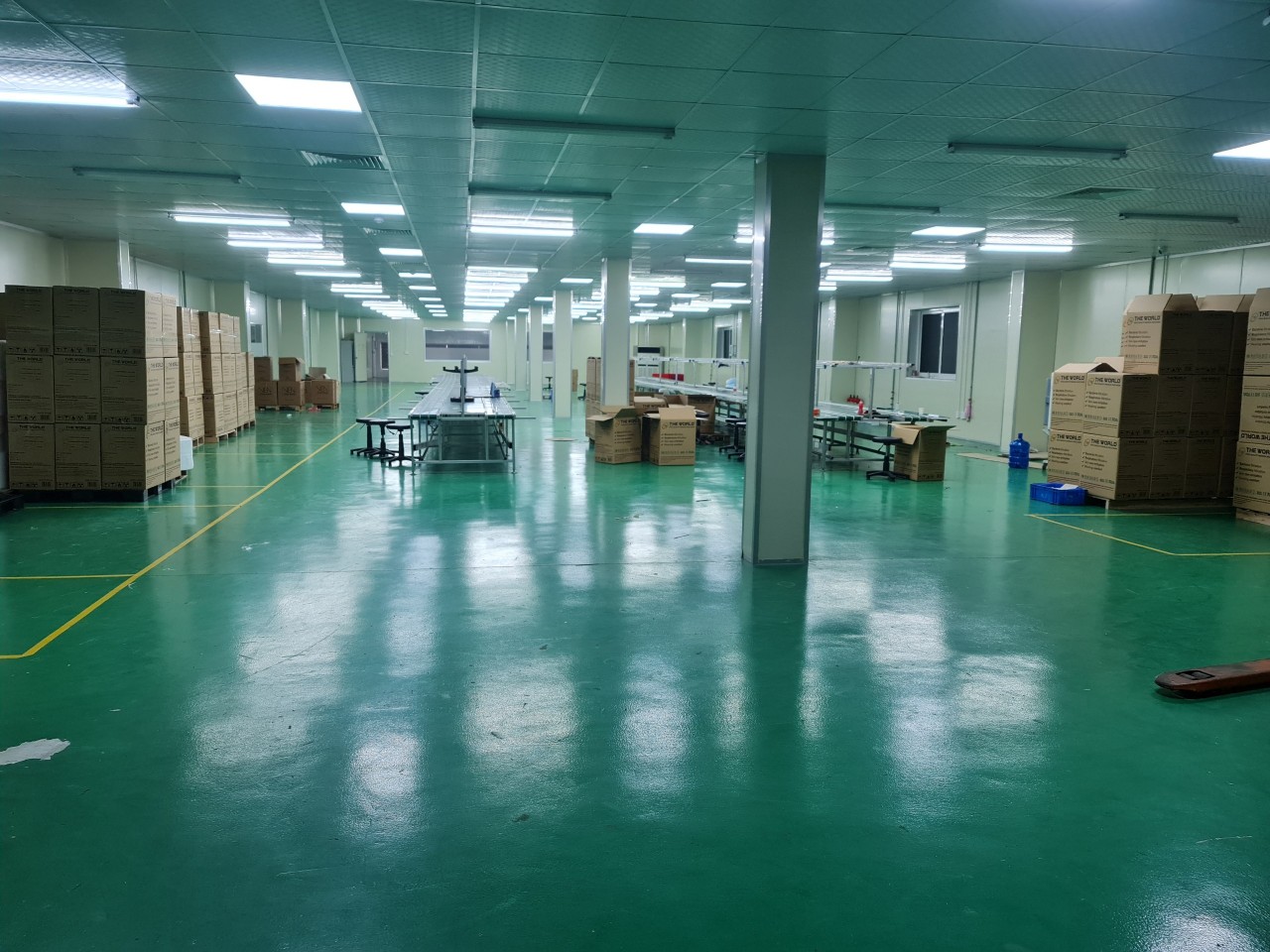 Cho thuê xưởng 1000m2 PCCC tự động, phòng sạch tại  KCN Tiên Sơn. LH 0988 457 392