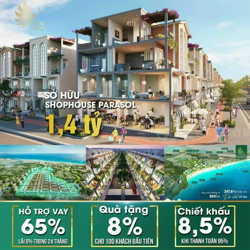 Chủ đầu tư KN Cam Ranh ra mắt phân khu mới Para Sol Cam Ranh quy mô 100 Hecta giá 4.5 TỶ/CĂN