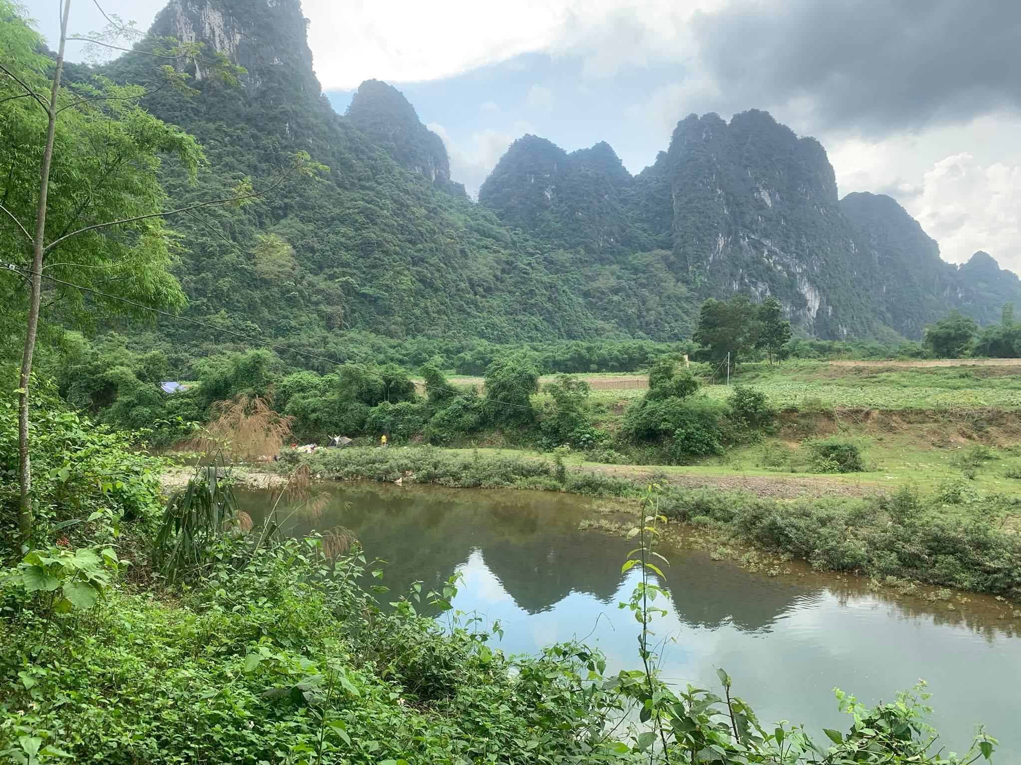 Bán đất Kim Bôi Hòa Bình bám sông bôi thơ mộng view núi đá tuyệt đẹp. 6