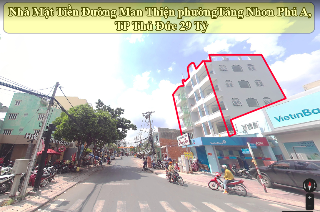 Cần bán Nhà mặt tiền đường Man Thiện, Phường Tăng Nhơn Phú A, Diện tích 85m², Giá Thương lượng - LH: 0907016378