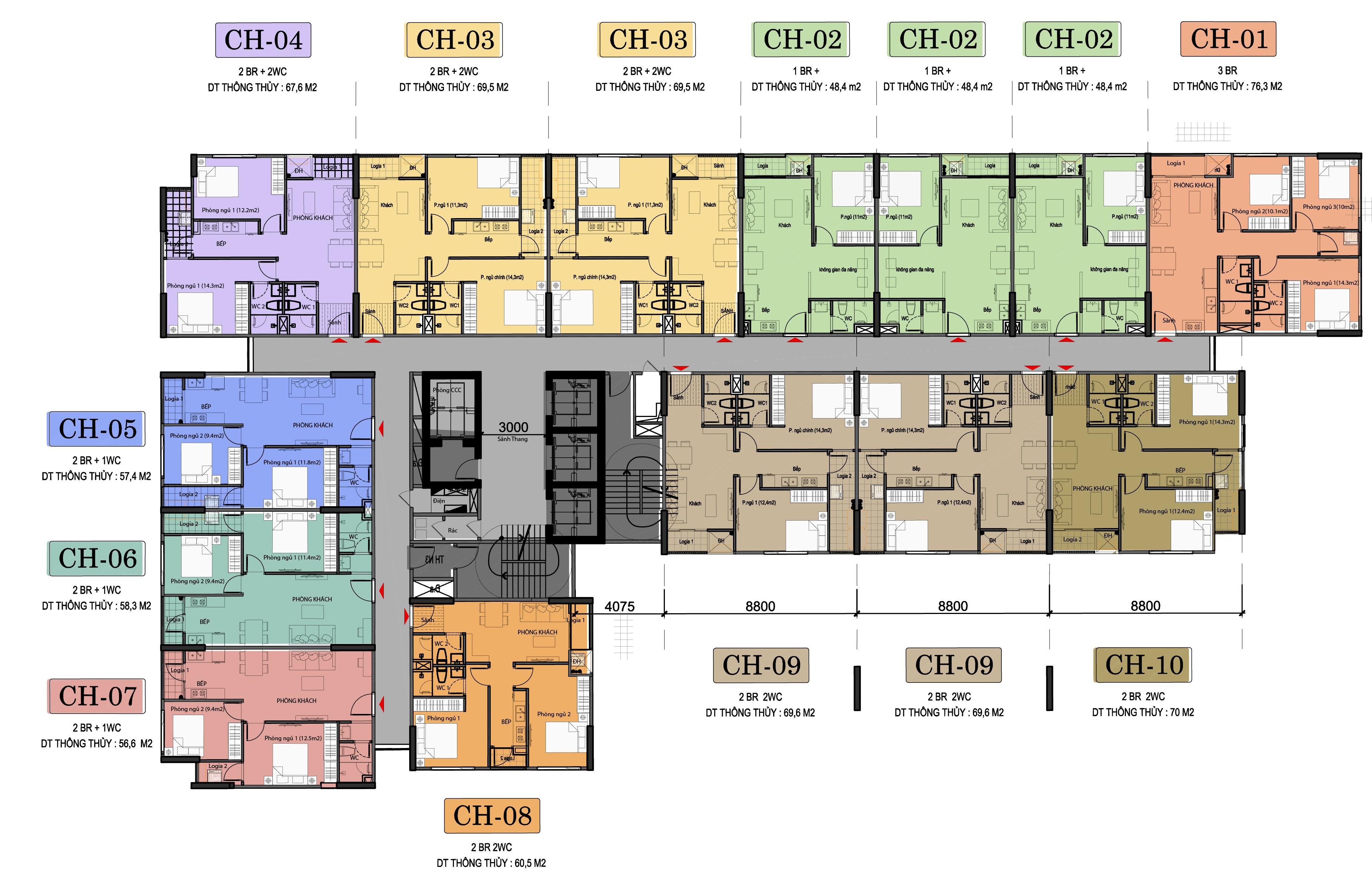 Cần bán Căn hộ chung cư dự án VCI Mountain View, Diện tích 47m², Giá 18 Triệu/m² - LH: 0987827352