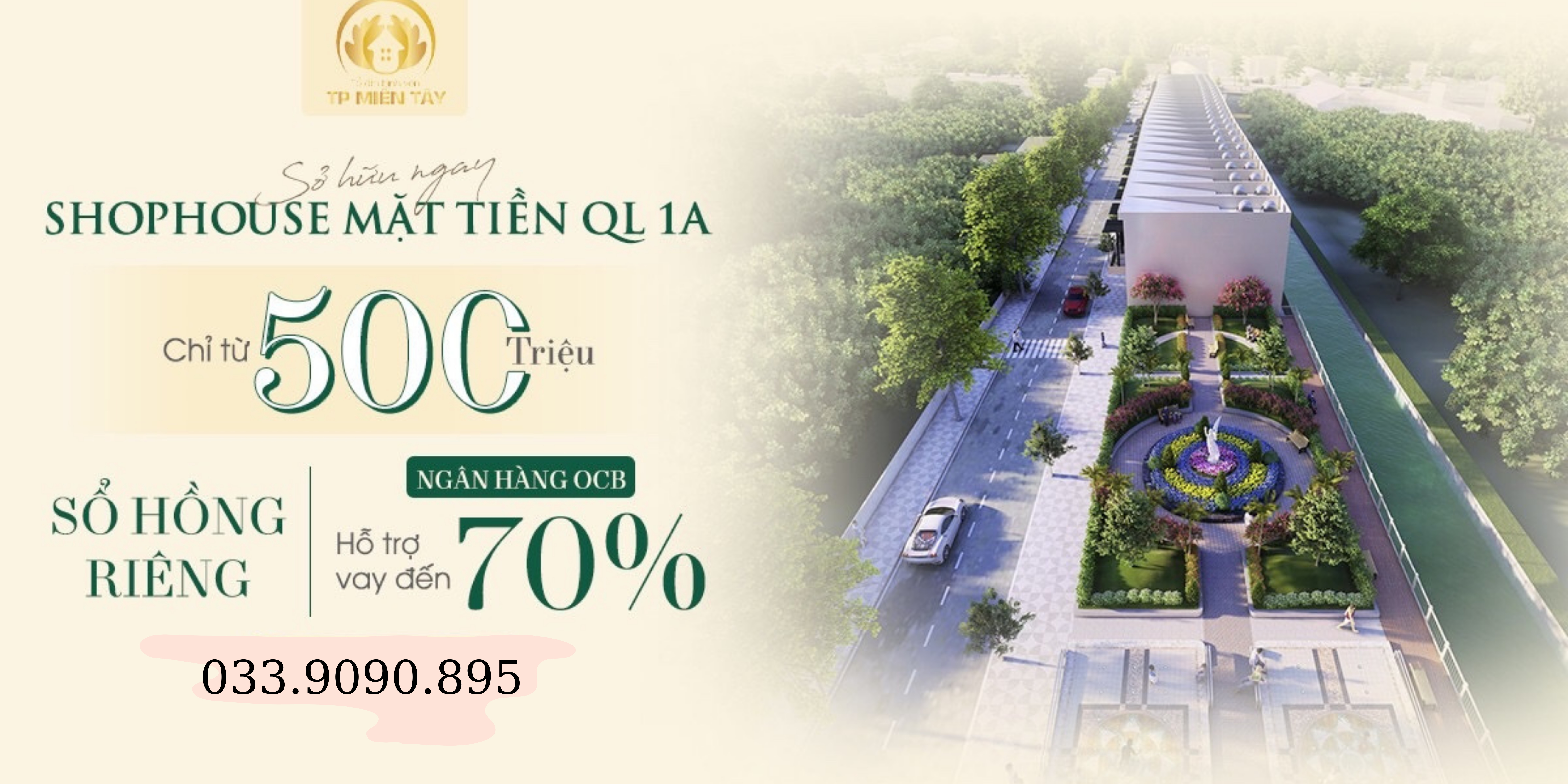 Cần bán Khu đô thị mới đường Quốc lộ 1A, Xã Long Thạnh, Diện tích 90m², Giá 1.4 Tỷ - LH: 0339090895