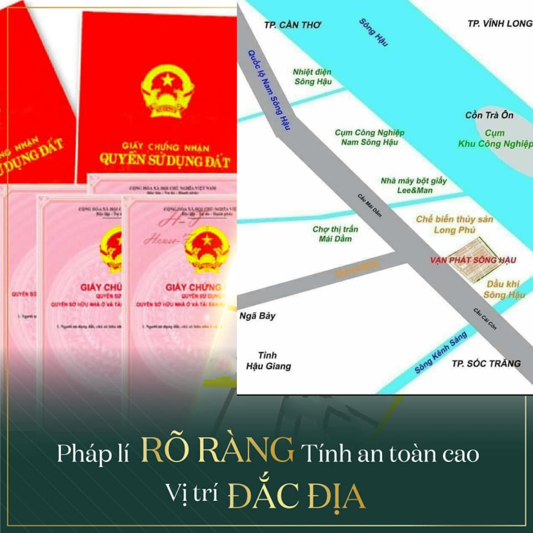 Cần bán Đất nền dự án đường Nam Sông Hậu, Xã Mái Dầm, Diện tích 80m², Giá Thương lượng - LH: 0795838095 6